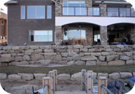 Rock Retaining Wall